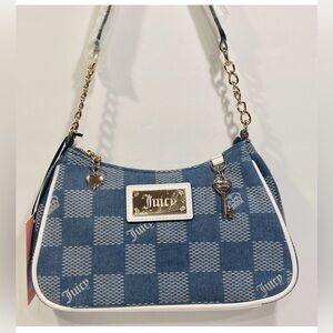 Juicy Couture Miss Independent Shoulder Bag /Blue Denim